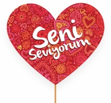 SENİ SEVİYORUM MİNİ KART
