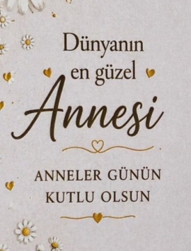 Anneler Gün Mini Pankart