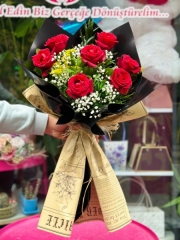 7 Lİ GÜL BUKETİ